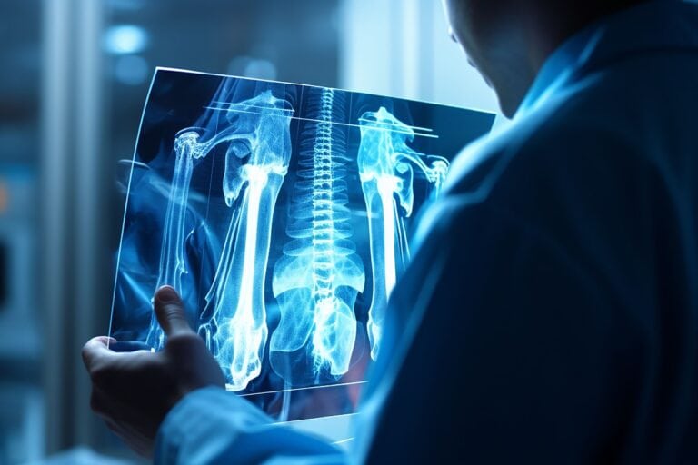 MRT-Knochen-Scan in der orthopädischen Abteilung der Radiologie